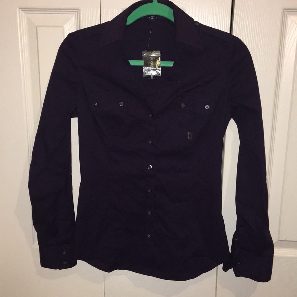Express Purple Blouse
